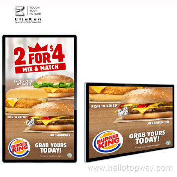 Wall-Mounted Advertising display Network 43 inch